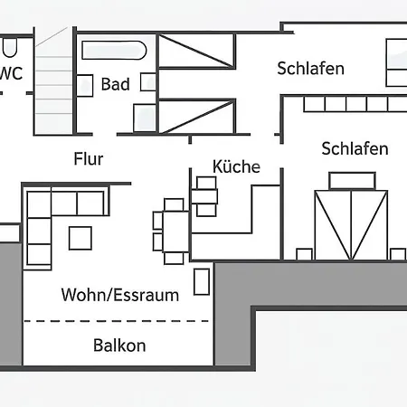 Apartmán Moderne Im Sauerland - Bis 4 Gaeste