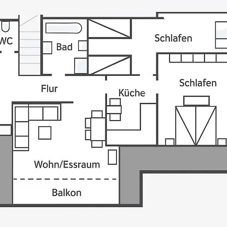 Moderne Im Sauerland - Bis 4 Gäste Apartment
